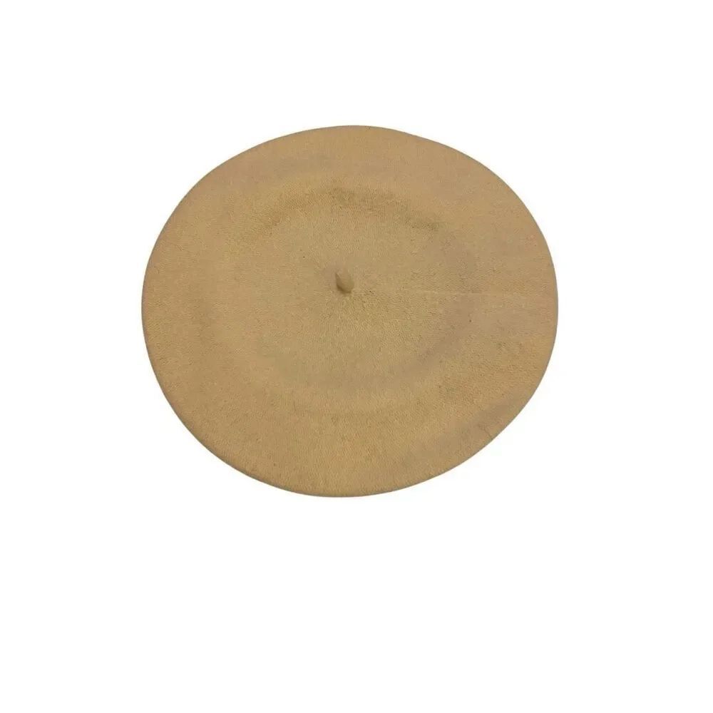 Cream Beret Winter Hat European Formal Classy Quiet Luxury Fall Wool Snow French